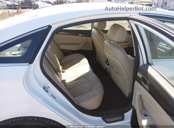 5NPE34AFXJH705934 2018 HYUNDAI SONATA White Vista de la etiqueta del VIN