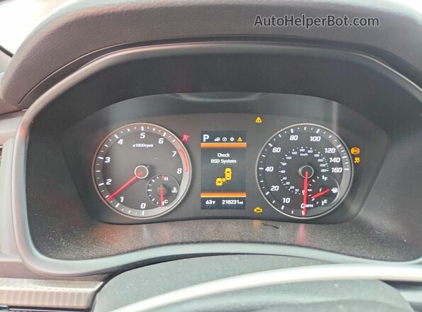 5NPE34AFXJH727643 2018 HYUNDAI SONATA Red Սարքավորումների վահանակի տեսք