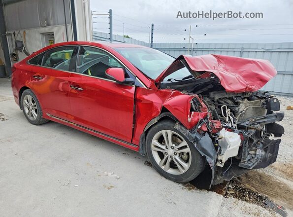 5NPE34AFXJH727643 2018 HYUNDAI SONATA Red Առջևի աջ