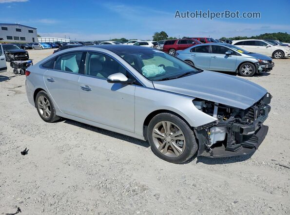 5NPE34AFXKH737722 2019 HYUNDAI SONATA Серебряный Передняя правая четверть