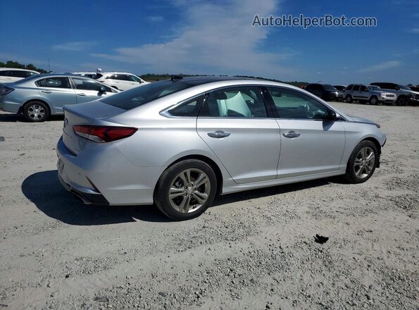 5NPE34AFXKH737722 2019 HYUNDAI SONATA Серебряный Задняя правая четверть
