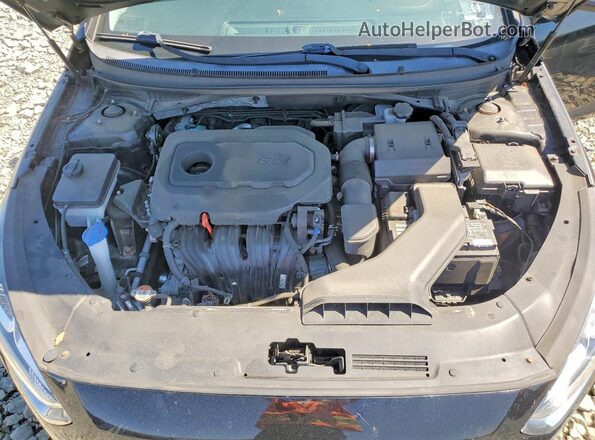 5NPE34AFXKH796737 2019 HYUNDAI SONATA Black Vista interior trasera