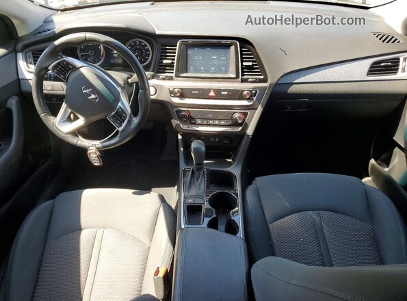 5NPE34AFXKH796737 2019 HYUNDAI SONATA Black Vista del salpicadero