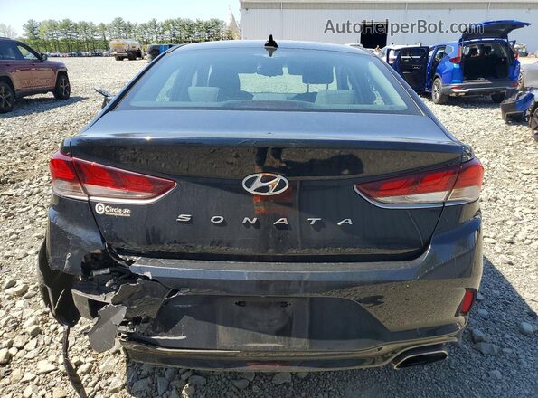 5NPE34AFXKH796737 2019 HYUNDAI SONATA Black Vista trasera
