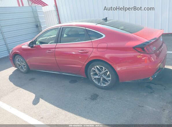 5NPEF4JA0LH002017 2020 HYUNDAI SONATA Red 