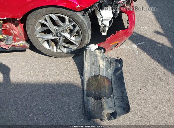 5NPEF4JA0LH002017 2020 HYUNDAI SONATA Red Widok zestawu wskaźników