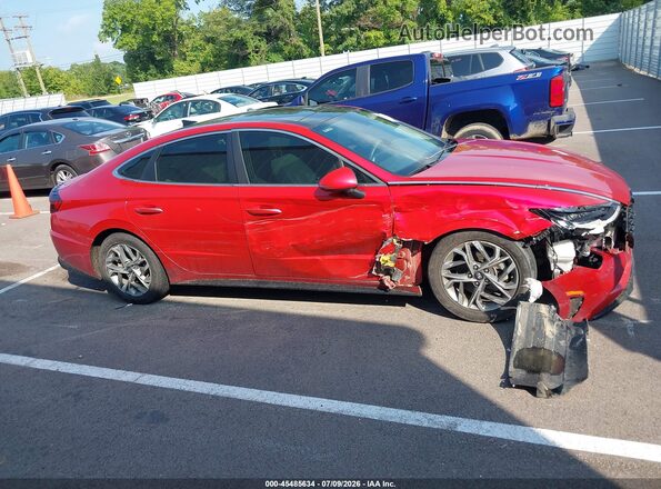 5NPEF4JA0LH002017 2020 HYUNDAI SONATA Red Widok wnętrza 360 stopni