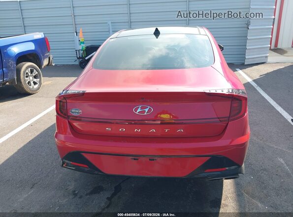 5NPEF4JA0LH002017 2020 HYUNDAI SONATA Red 