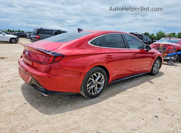 5NPEF4JA0LH042100 2020 HYUNDAI SONATA Red Trasero derecho
