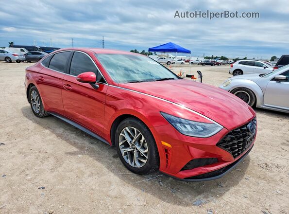 5NPEF4JA0LH042100 2020 HYUNDAI SONATA Red Delantero derecho