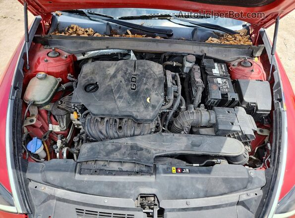 5NPEF4JA0LH042100 2020 HYUNDAI SONATA Red Vista interior trasera