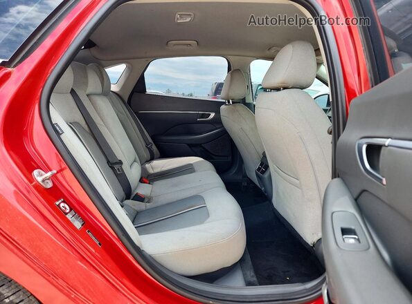 5NPEF4JA0LH042100 2020 HYUNDAI SONATA Red Vista de los asientos traseros