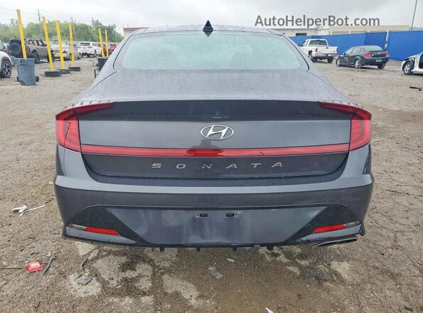 5NPEF4JA0MH086597 2021 HYUNDAI SONATA Gray უკანა ხედი