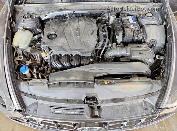 5NPEF4JA1LH027007 2020 HYUNDAI SONATA Gray Սալոնի հետևի տեսք