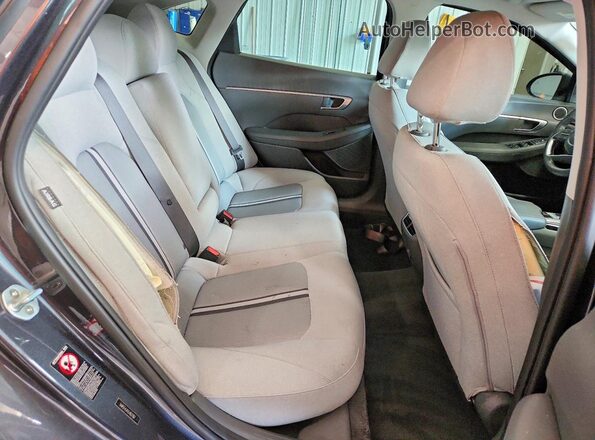 5NPEF4JA1LH027007 2020 HYUNDAI SONATA Gray Հետևի նստատեղերի տեսք