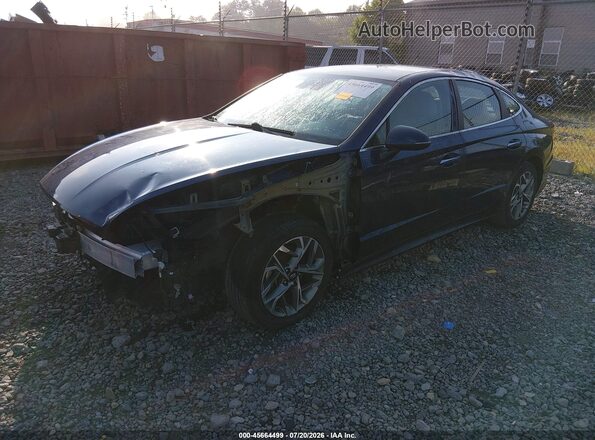 5NPEF4JA2LH003315 2020 HYUNDAI SONATA Blue Vista tres cuartos delantera izquierda