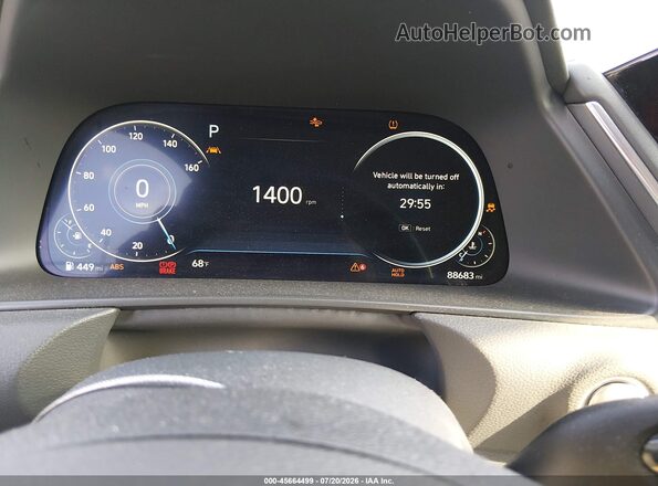 5NPEF4JA2LH003315 2020 HYUNDAI SONATA Blue Vista de los asientos traseros