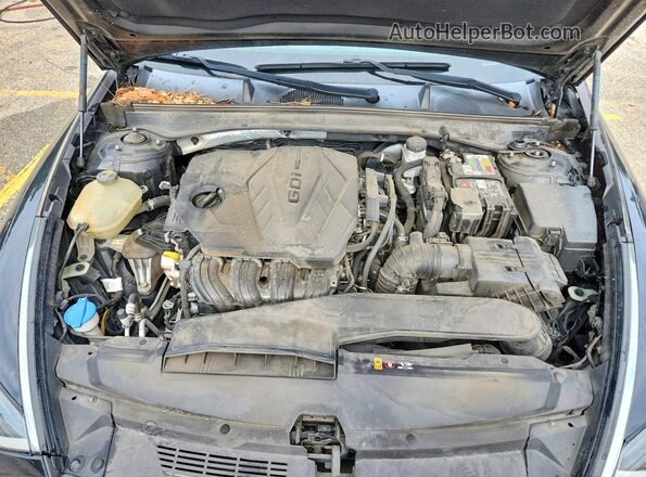 5NPEF4JA2LH031244 2020 HYUNDAI SONATA Black Սալոնի հետևի տեսք