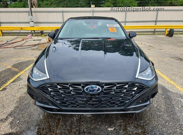 5NPEF4JA2LH031244 2020 HYUNDAI SONATA Black Դիմացի տեսք