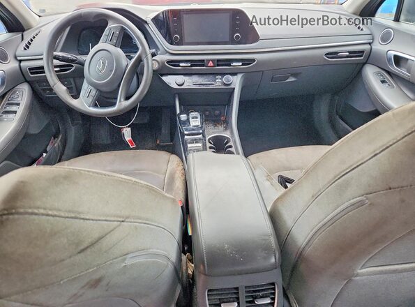 5NPEF4JA2LH031244 2020 HYUNDAI SONATA Black Առջևի վահանակի տեսք