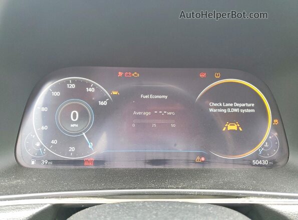 5NPEF4JA2LH061862 2020 HYUNDAI SONATA Gray Instrument cluster view