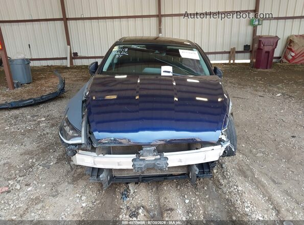 5NPEF4JA2MH102587 2021 HYUNDAI SONATA Blue Instrument cluster view