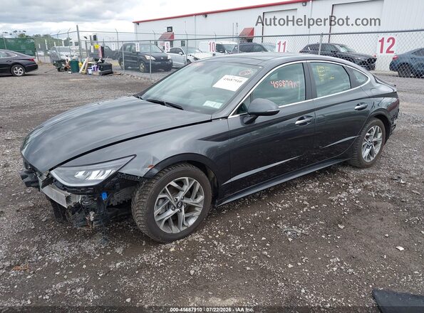 5NPEF4JA2MH125402 2021 HYUNDAI SONATA Серый Передняя левая четверть
