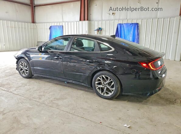 5NPEF4JA3LH024142 2020 HYUNDAI SONATA Black უკანა მარცხენა