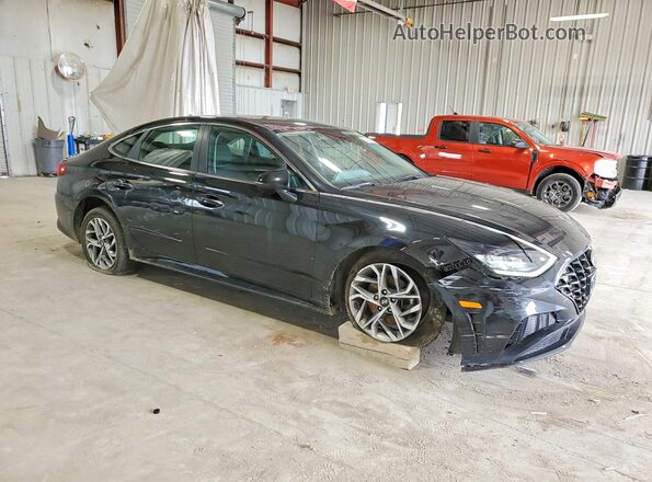 5NPEF4JA3LH024142 2020 HYUNDAI SONATA Black წინა მარჯვენა