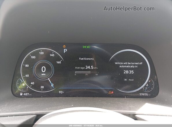 5NPEF4JA3LH031379 2020 HYUNDAI SONATA Black Widok tylnych siedzeń