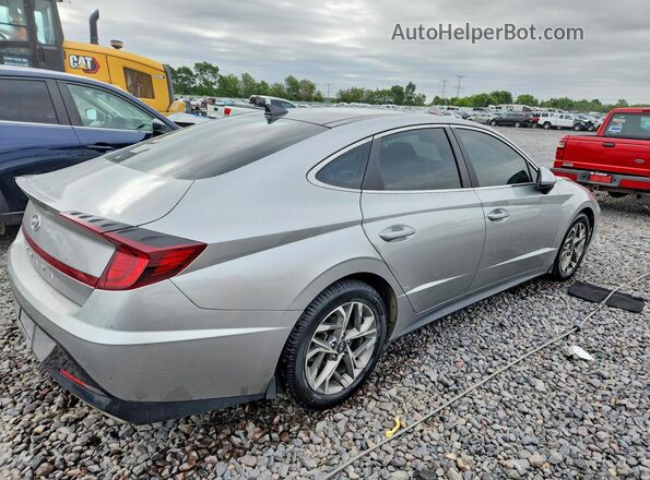 5NPEF4JA3MH092264 2021 HYUNDAI SONATA Серебряный Задняя правая четверть