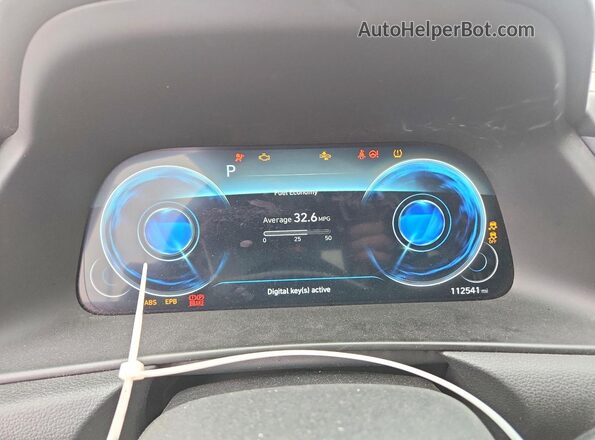 5NPEF4JA3MH092264 2021 HYUNDAI SONATA Серебряный Вид щитка приборов