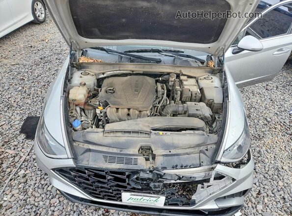 5NPEF4JA3MH092264 2021 HYUNDAI SONATA Серебряный Вид задней части салона