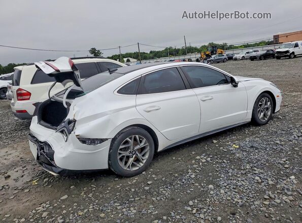 5NPEF4JA4LH035263 2020 HYUNDAI SONATA White Հետևի աջ