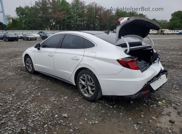 5NPEF4JA4LH035263 2020 HYUNDAI SONATA White Հետևի ձախ