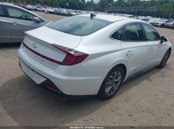 5NPEF4JA5LH002742 2020 HYUNDAI SONATA Белый Задняя правая четверть