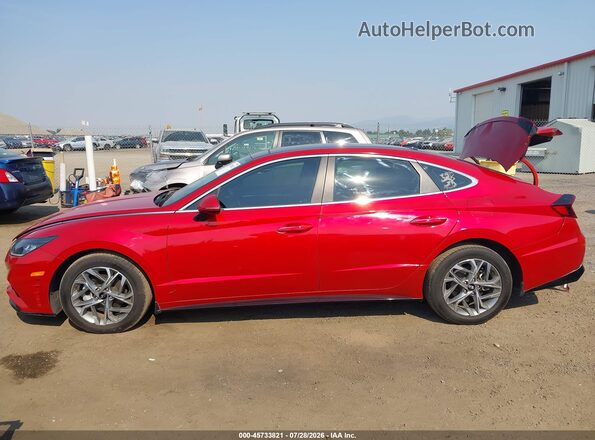 5NPEF4JA5MH088667 2021 HYUNDAI SONATA Maroon 