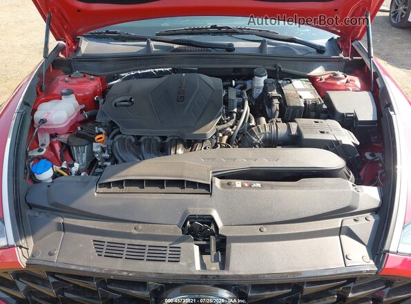 5NPEF4JA5MH088667 2021 HYUNDAI SONATA Maroon უკანა ხედი