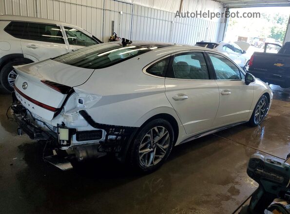 5NPEF4JA6LH001759 2020 HYUNDAI SONATA Белый Задняя правая четверть