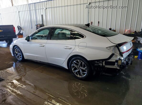 5NPEF4JA6LH001759 2020 HYUNDAI SONATA Белый Задняя левая четверть
