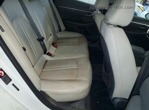 5NPEF4JA6LH001759 2020 HYUNDAI SONATA Белый Вид задних сидений