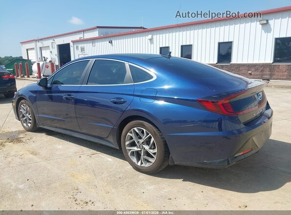 5NPEF4JA6NH134041 2022 HYUNDAI SONATA Синий Задняя левая четверть
