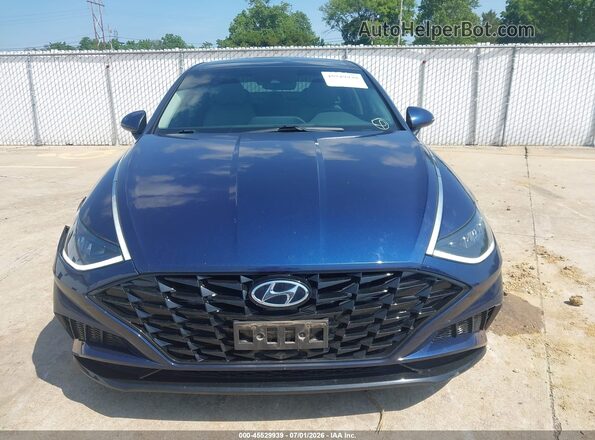 5NPEF4JA6NH134041 2022 HYUNDAI SONATA Синий Вид щитка приборов