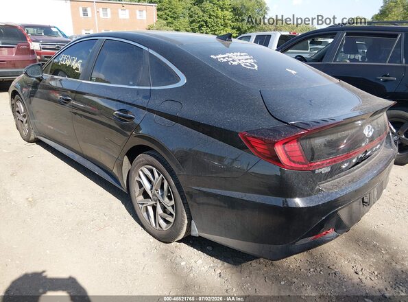 5NPEF4JA7MH092705 2021 HYUNDAI SONATA Black Trasero izquierdo