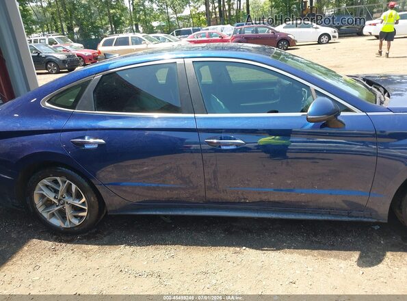 5NPEF4JA8LH038361 2020 HYUNDAI SONATA Dark Blue უკანა სალონის ხედი