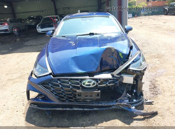 5NPEF4JA8LH038361 2020 HYUNDAI SONATA Dark Blue ხელსაწყოთა პანელის ხედი
