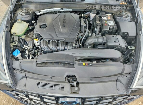 5NPEF4JA9LH014005 2020 HYUNDAI SONATA Black Rear interior view