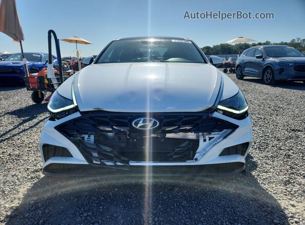 5NPEF4JA9LH036800 2020 HYUNDAI SONATA White Widok z przodu