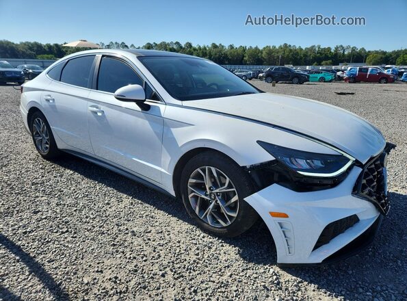5NPEF4JA9LH036800 2020 HYUNDAI SONATA White Przód prawy
