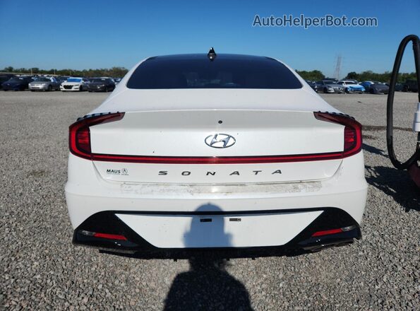 5NPEF4JA9LH036800 2020 HYUNDAI SONATA White Widok z tyłu